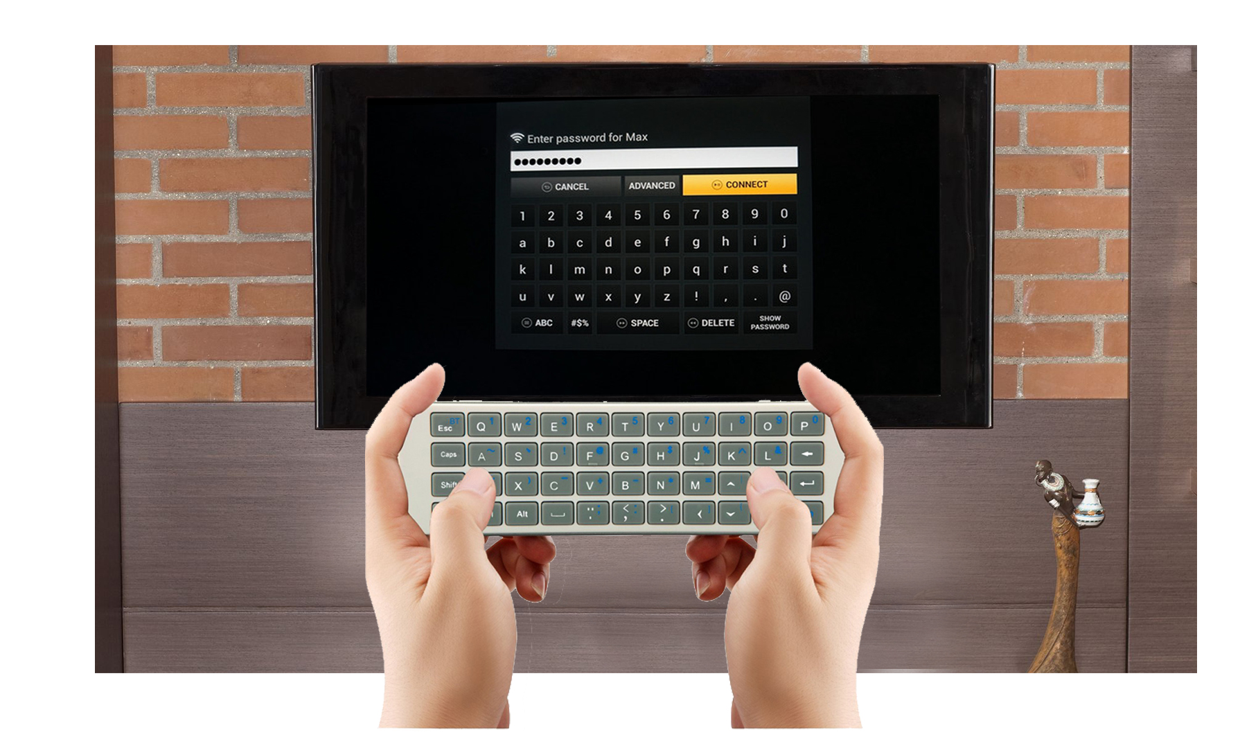30BL iPazzPort backlit bluetooth keyboard for firestick