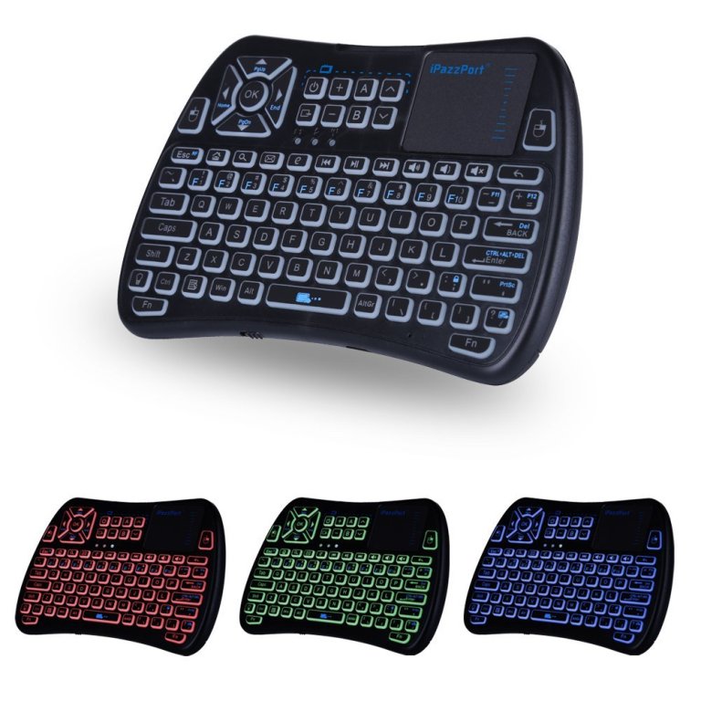 IR /RF backlit touchpad keyboard