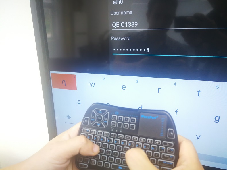 61 infrared touchpad keyboard