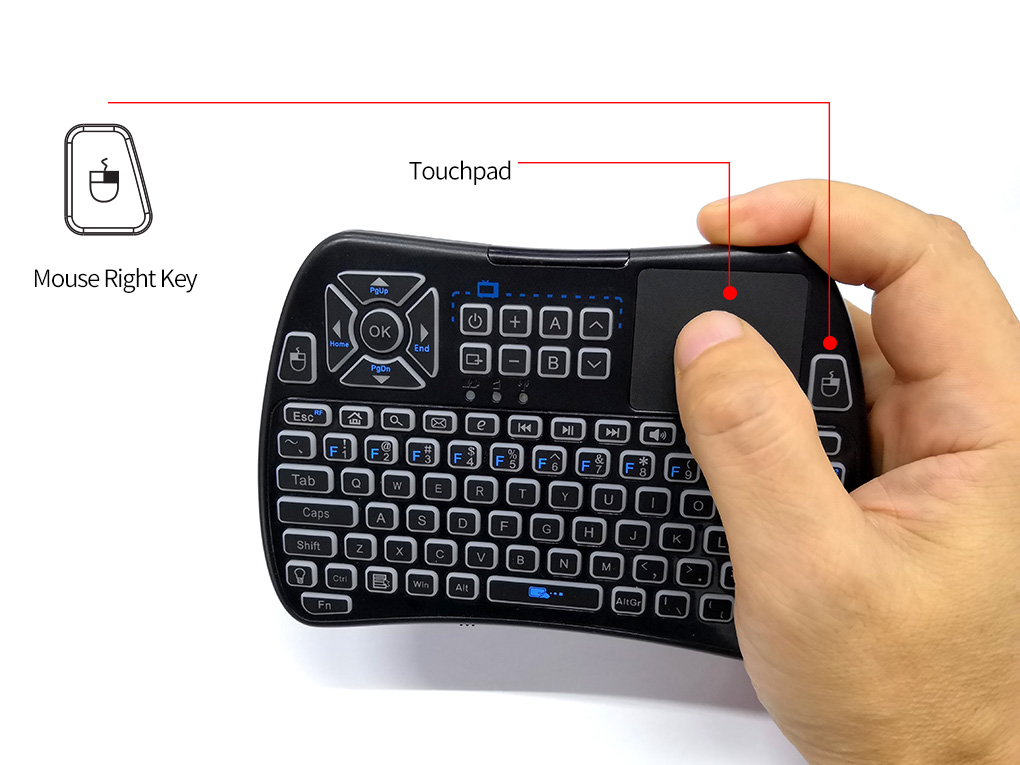 61 mini Infrared touchpad keyboard