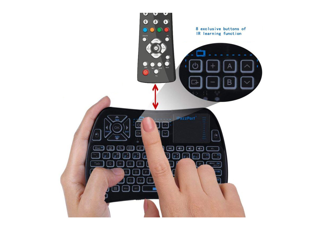 ipazzport infrared touchpad keyboard