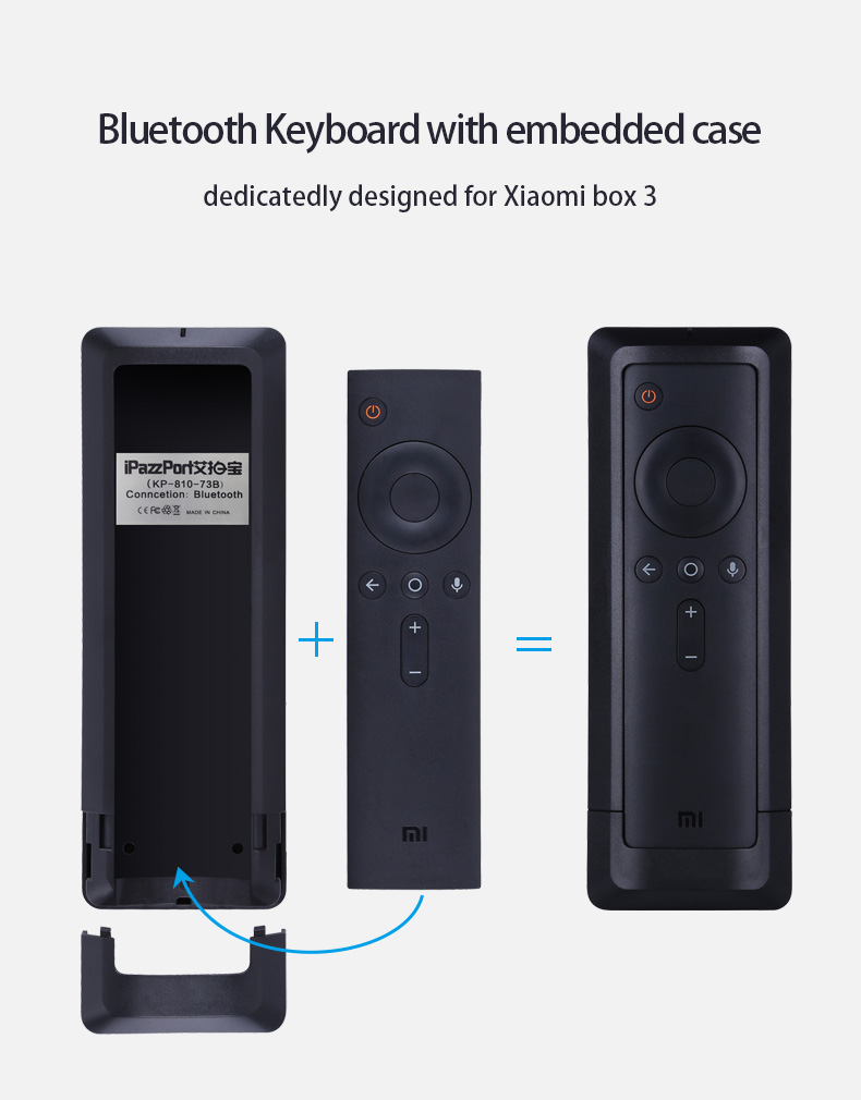 KP-810-73B mini bluetooth keyboard for Xiaomi box 3
