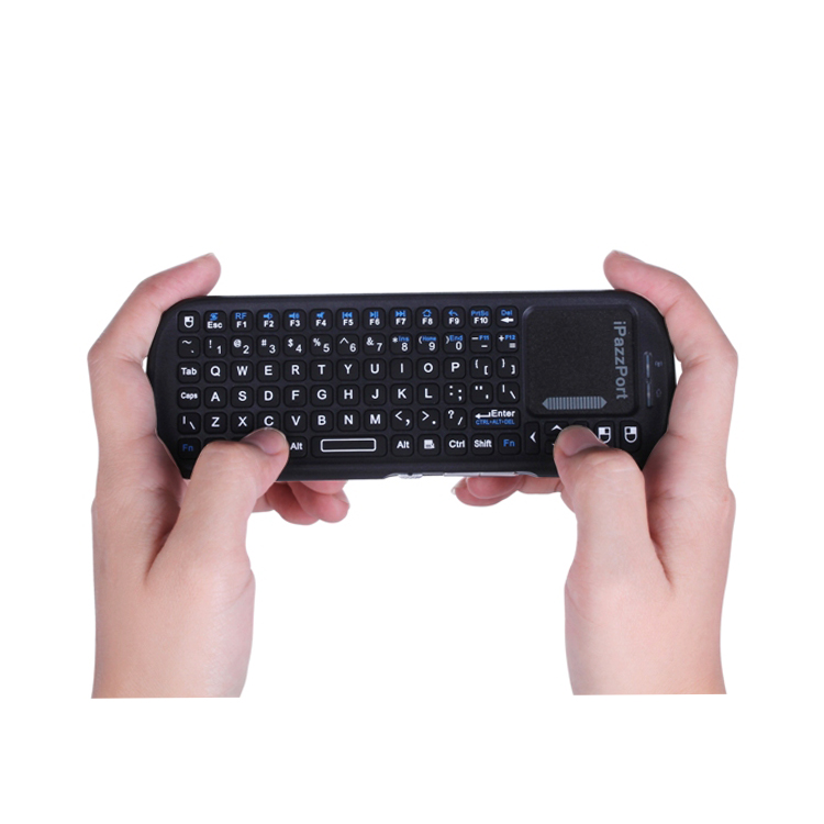 handled bluetooth mini keyboard with touchpad
