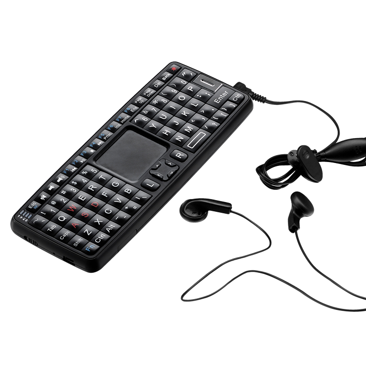 Voice keyboard with touchpad