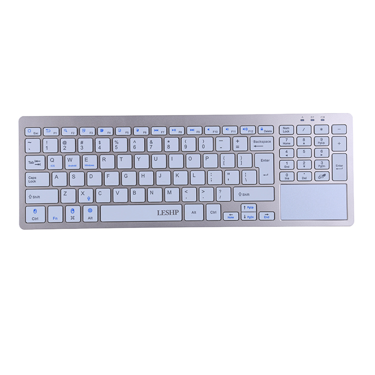 bluetooth keyboard with touchpad for iPad tablet