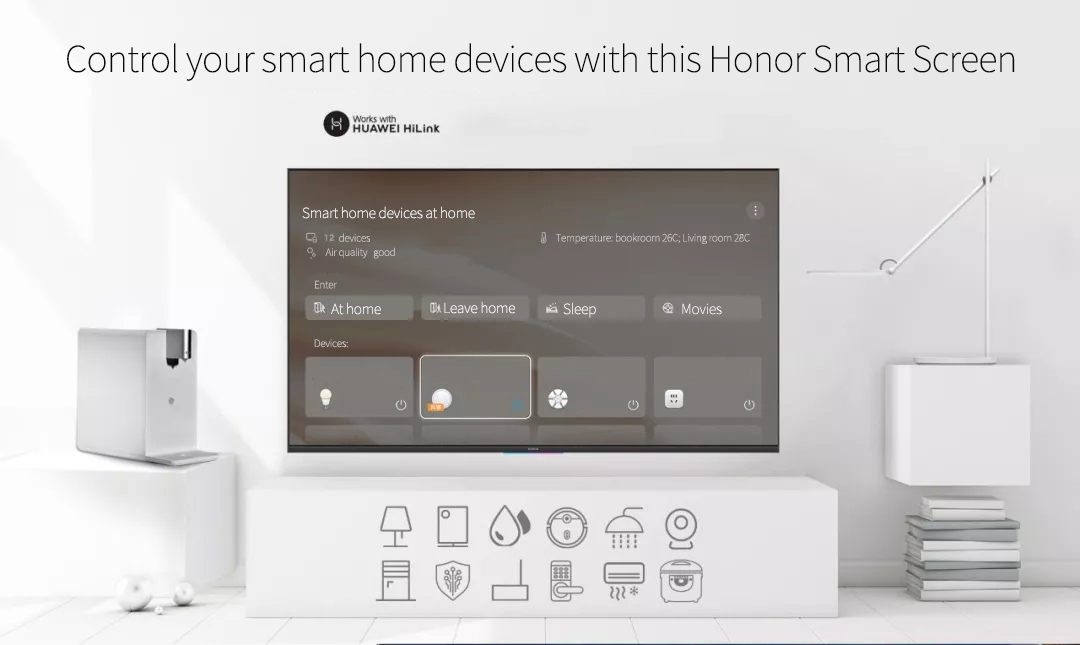 the release of Huawei honor smart screen