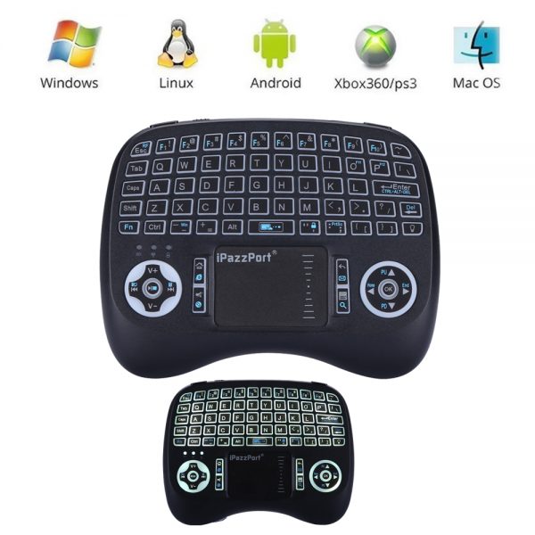 21TL mini wireless ergo backlit touchpad keyboard