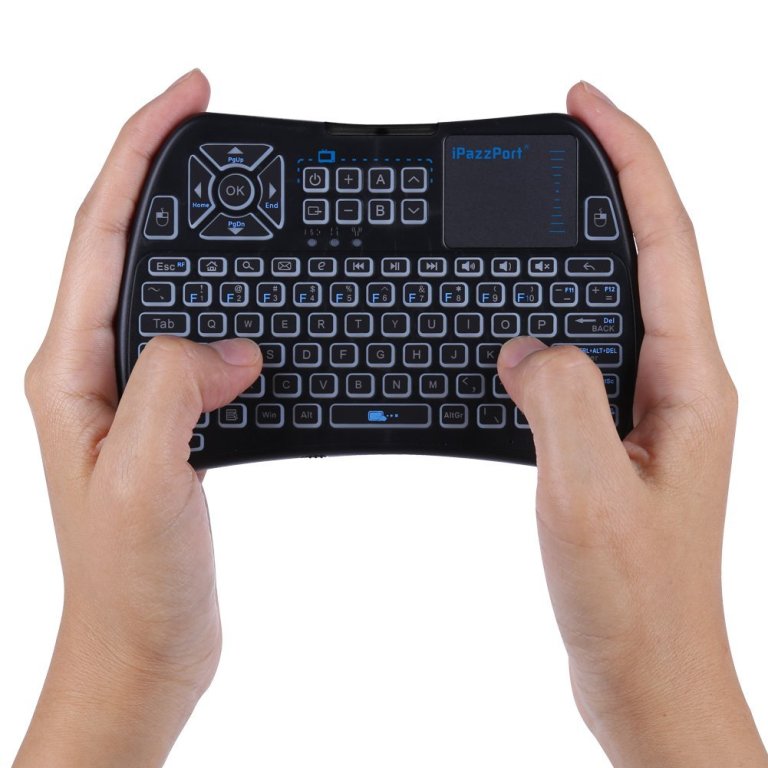 IR/RF touchpad keyboard