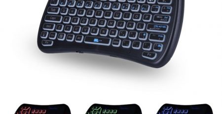 IR /RF backlit touchpad keyboard