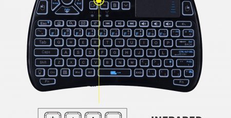 ir keyboard with touchpad