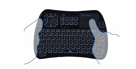 keyboard with ouchpad